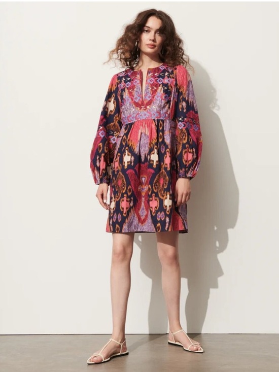 Figue Dresses & Skirts - Figue Lucie Dress - Fan Ikat
True Navy